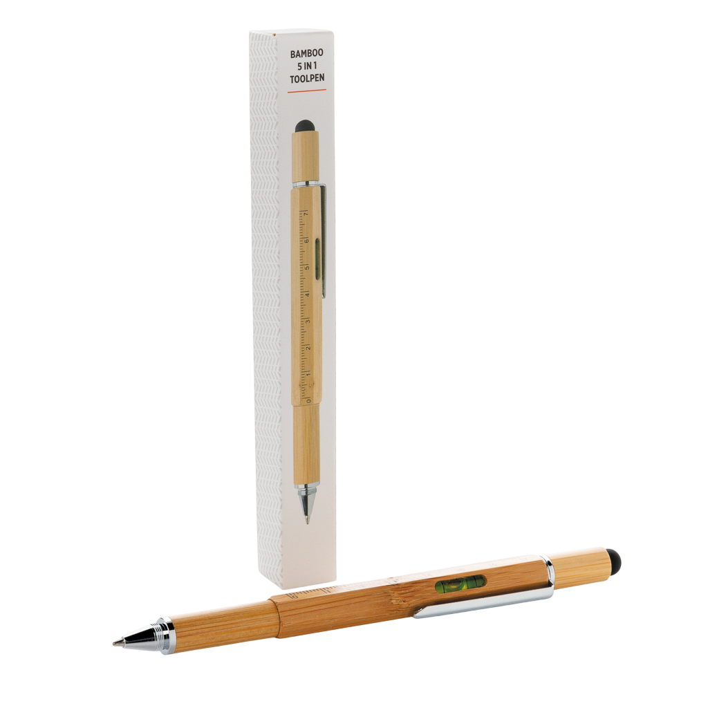 Bamboo 5-in-1 toolpen
