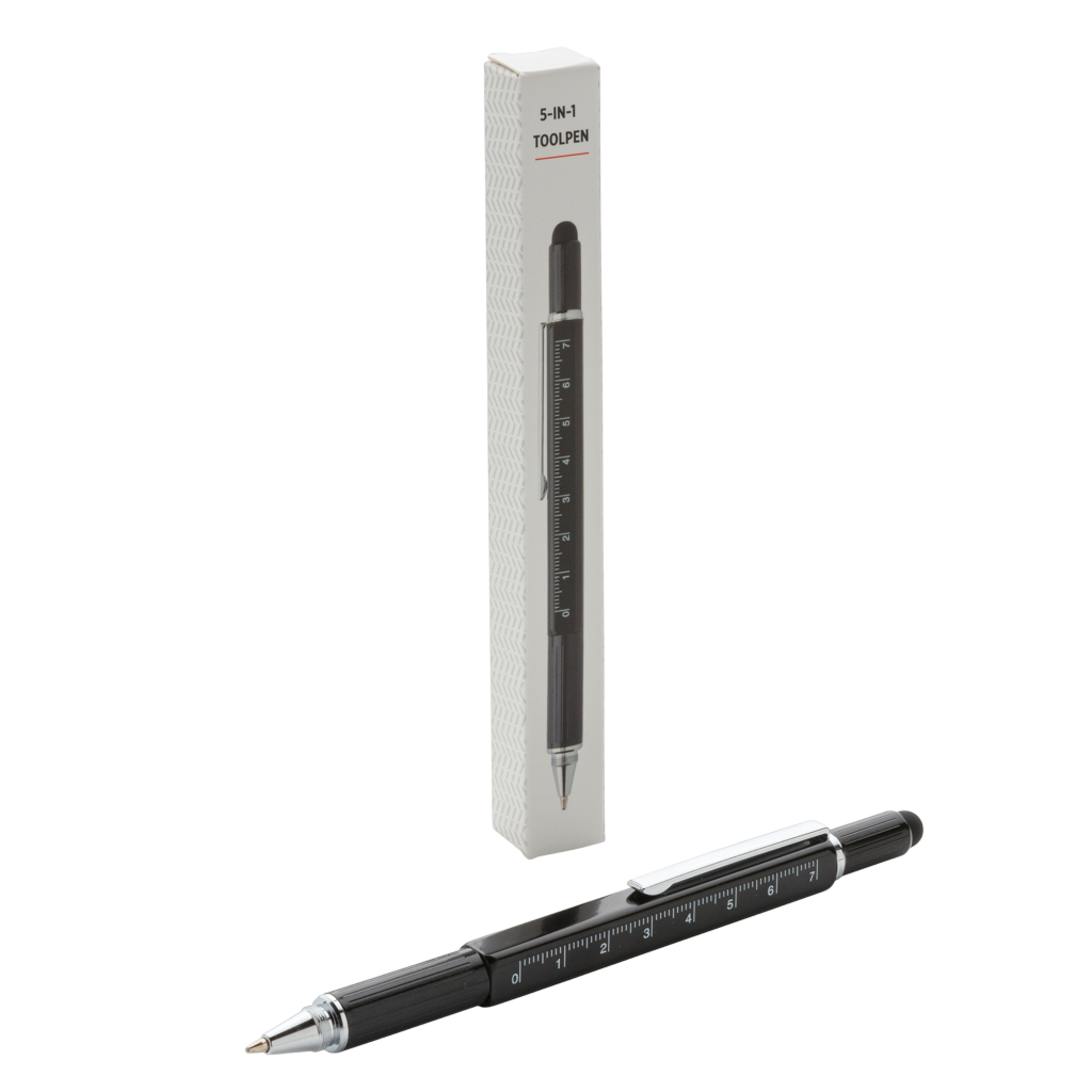 5-in-1 aluminium toolpen