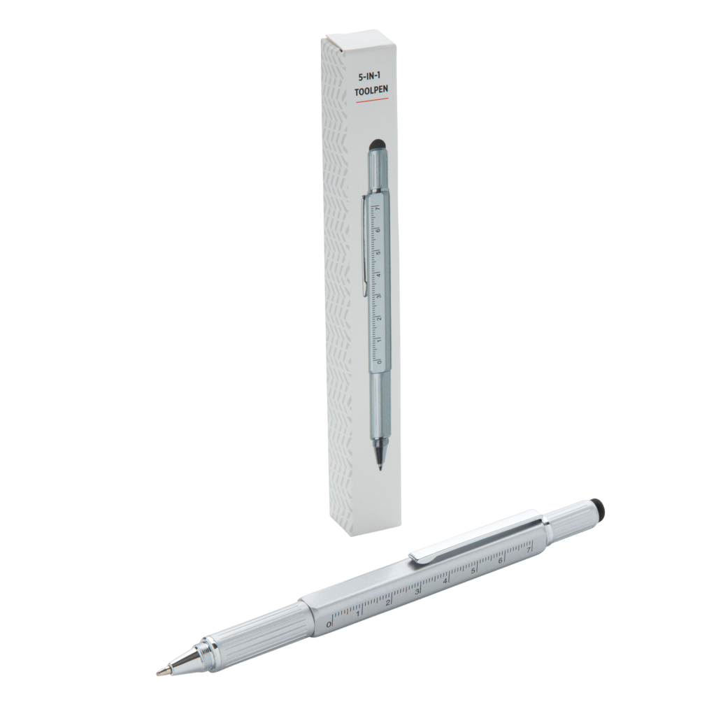 5-in-1 aluminium toolpen