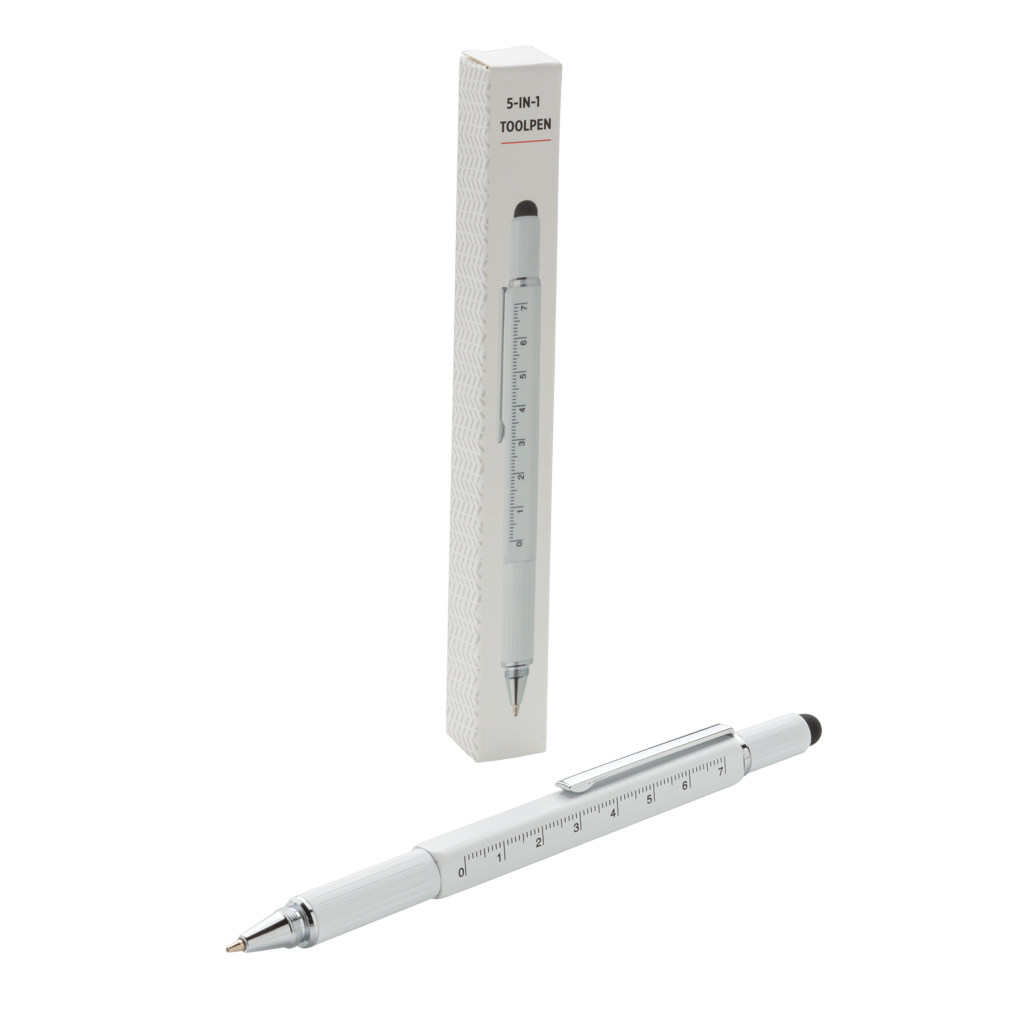 5-in-1 aluminium toolpen