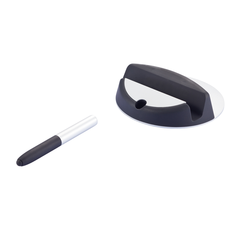 Chef tablet stand with touchpen