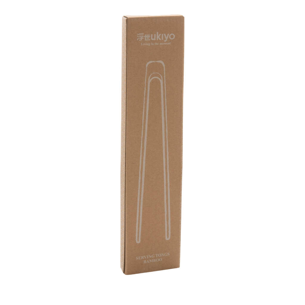 Ukiyo bamboo serving tongs