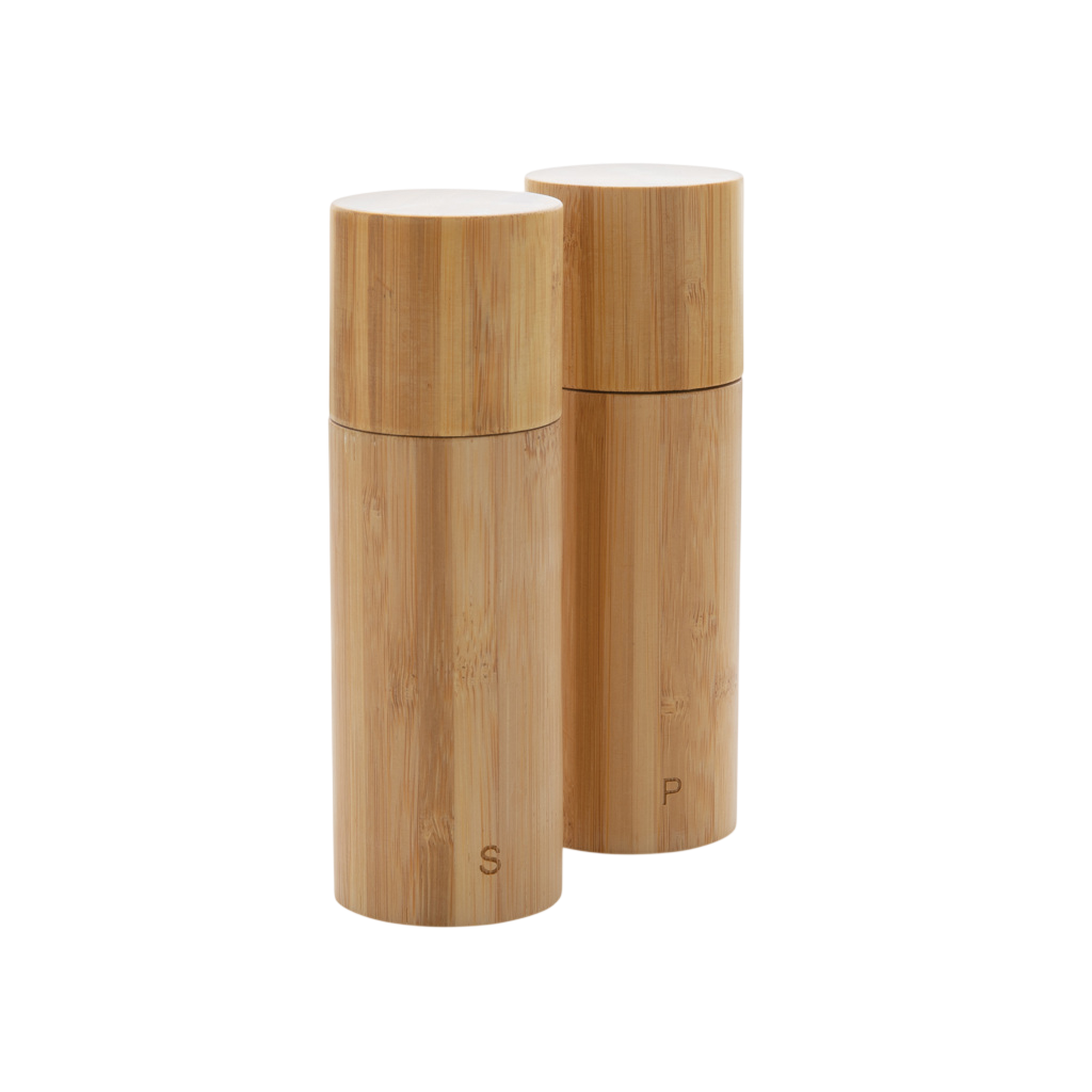 Ukiyo bamboo salt and pepper mill set