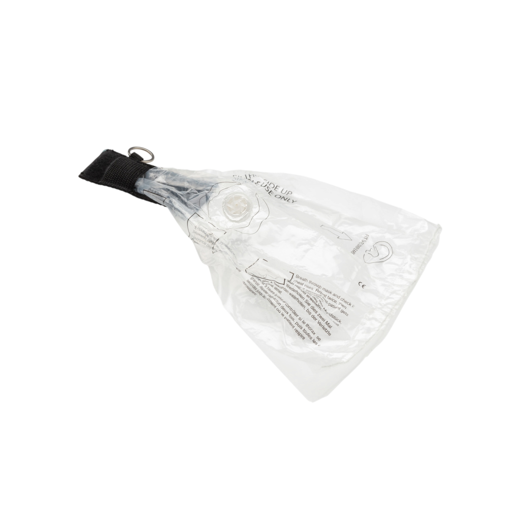 Keychain CPR mask