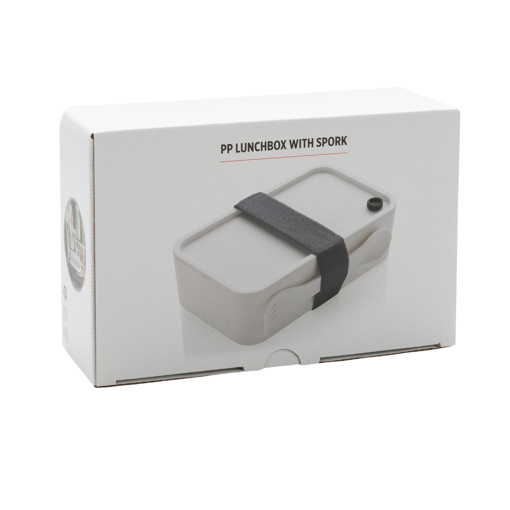 PP lunchbox with spork