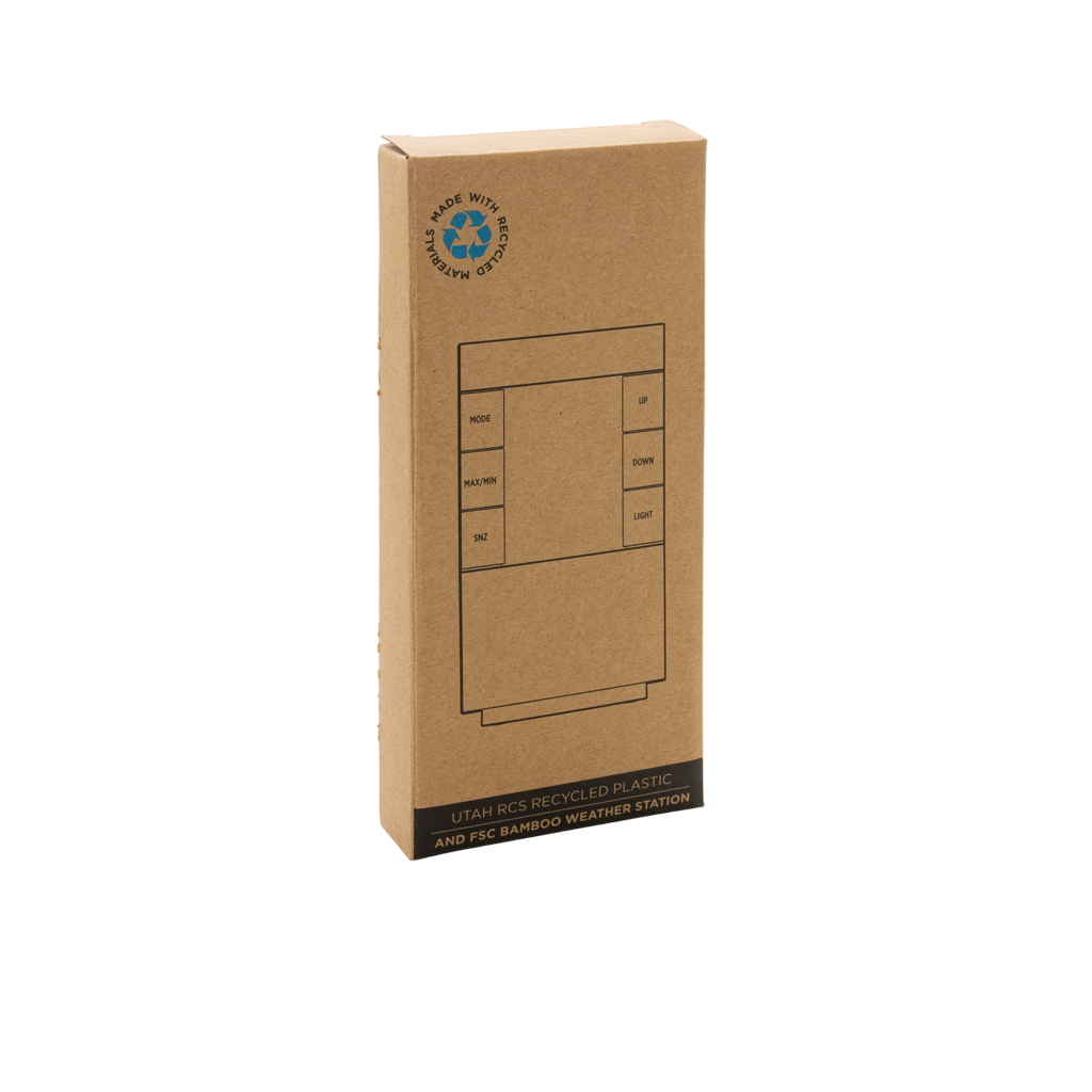 Utah RCS rplastic and bamboo weather station