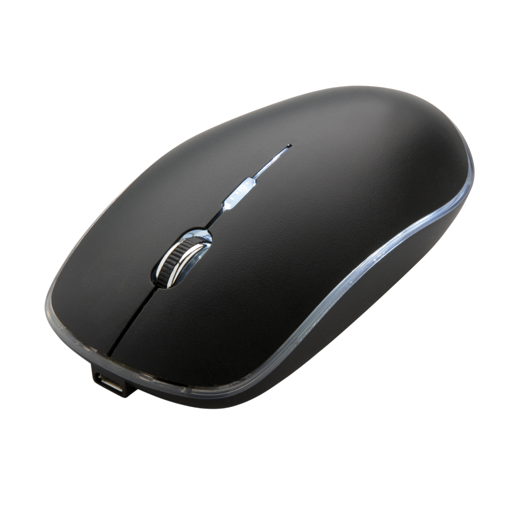 Light up logo wireless mouse