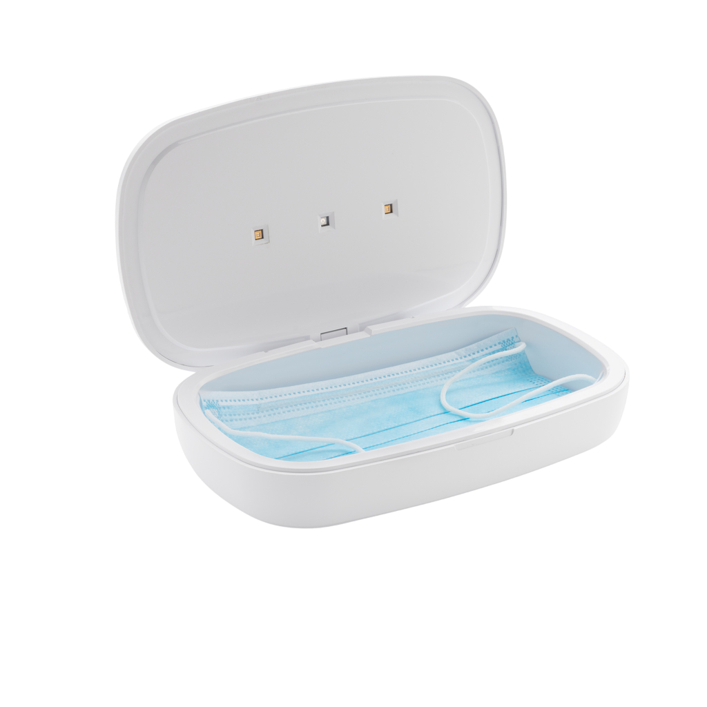UV-C steriliser box with 5W wireless charger