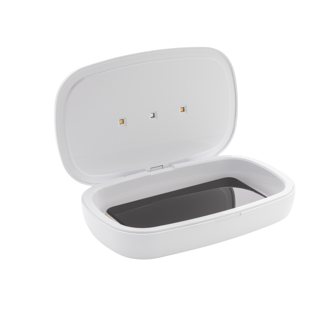 UV-C steriliser box with 5W wireless charger