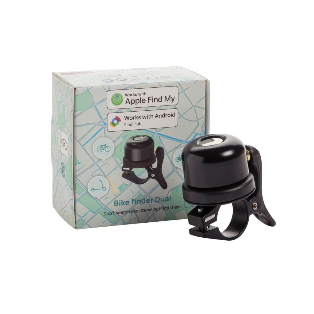 Bike finder Dual RCS bike bell with worldwide locating