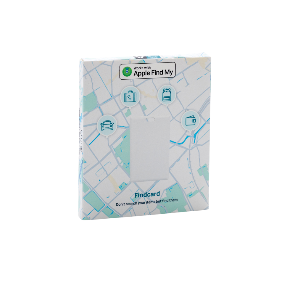 Findcard RCS recycled plastic item finder card