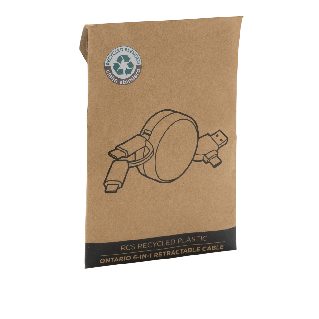 RCS recycled plastic Ontario 6-in-1 retractable cable