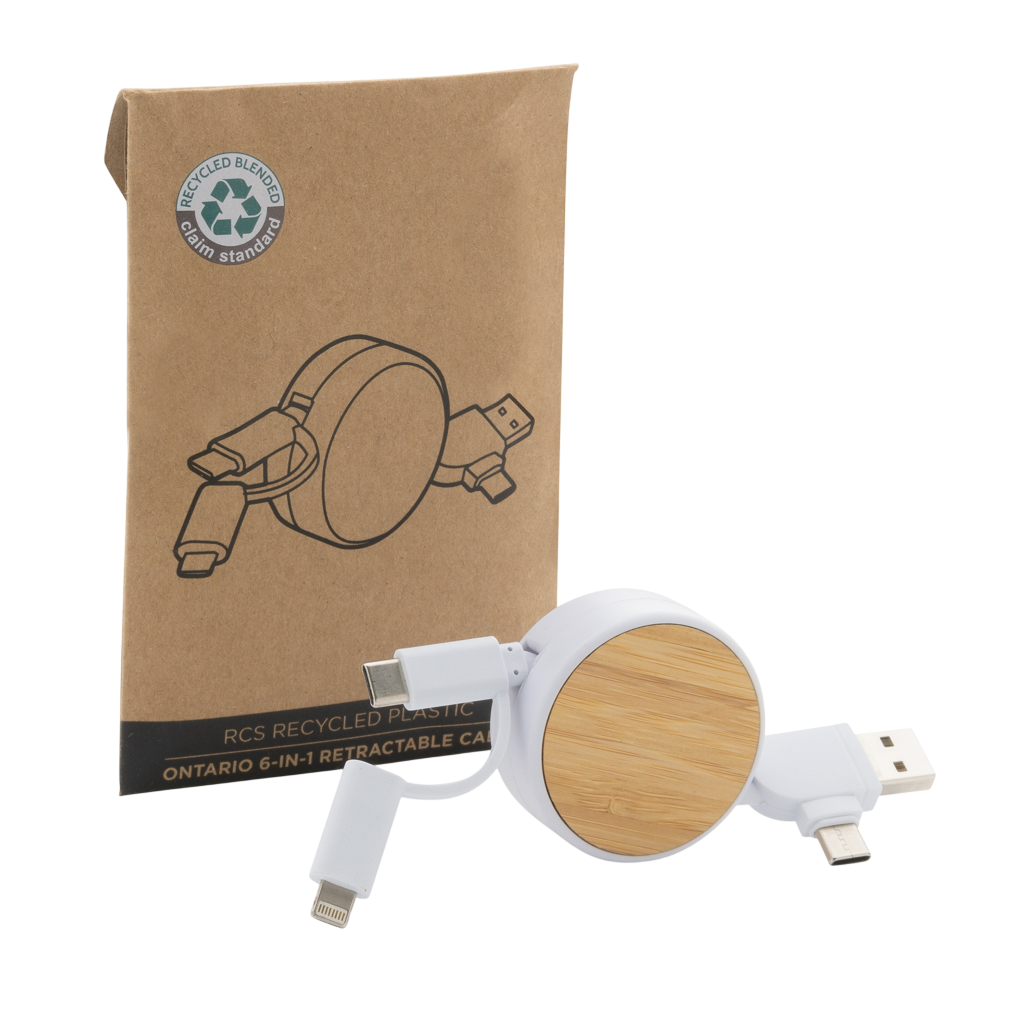 RCS recycled plastic Ontario 6-in-1 retractable cable