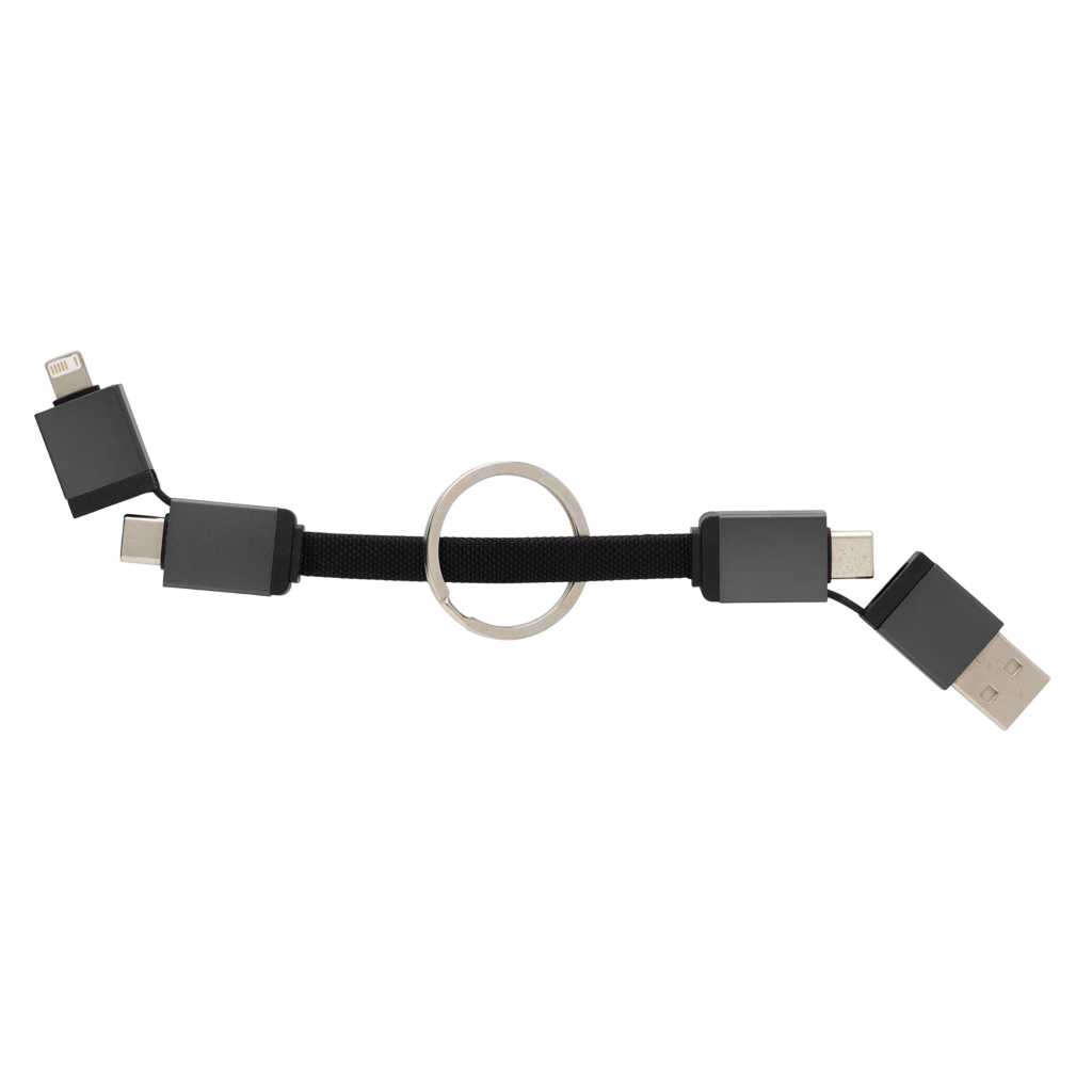Terra recycled aluminum 4 in 1 60W fast charging cable