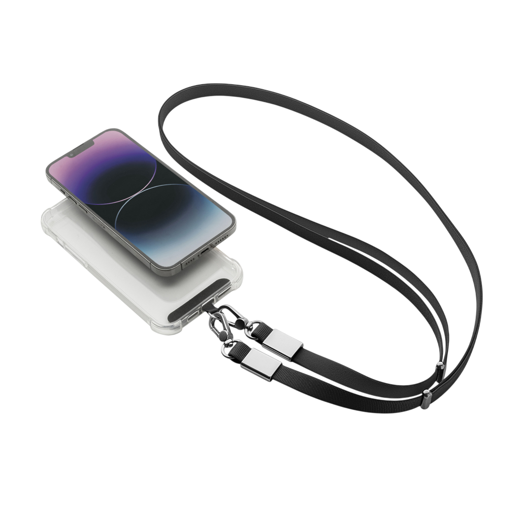 Nivo RCS recycled PET Crossbody lanyard