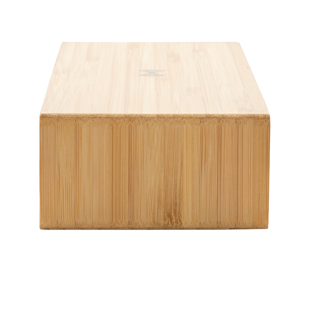 Bamboo alarm clock with 5W wireless charger