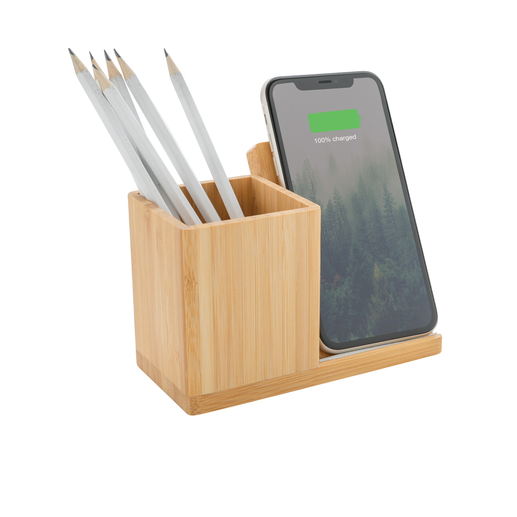 Calgary bamboo 10W wireless charger