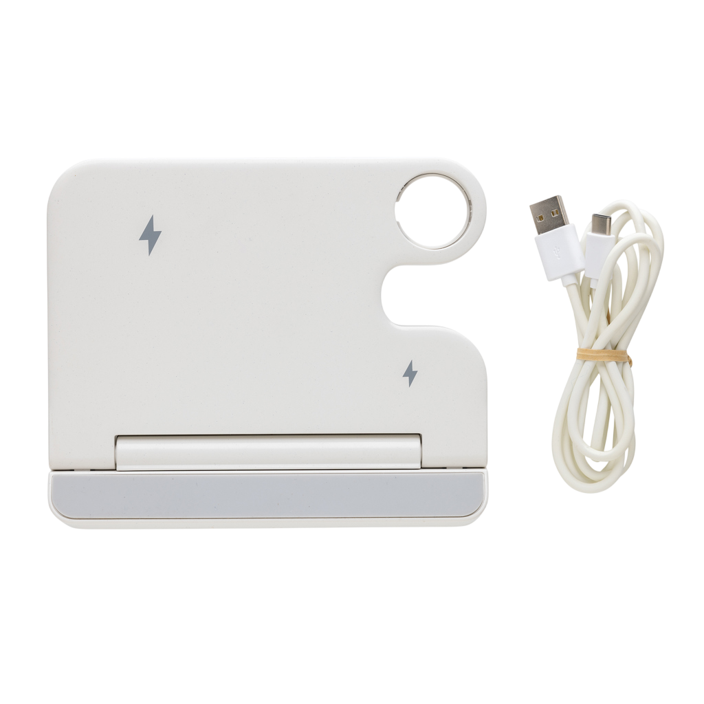 Joltz RCS recycled plastic dual 15W charger with iWatch slot