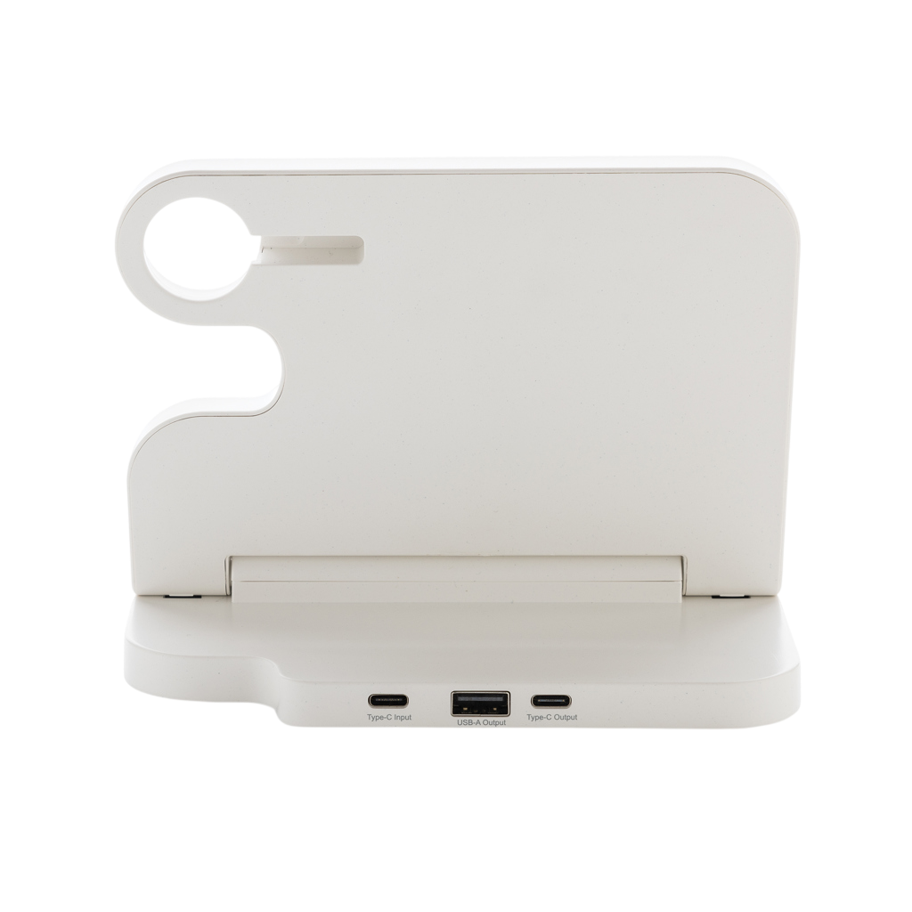 Joltz RCS recycled plastic dual 15W charger with iWatch slot