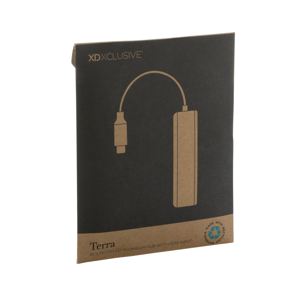 Terra RCS recycled aluminum hub with HDMI input