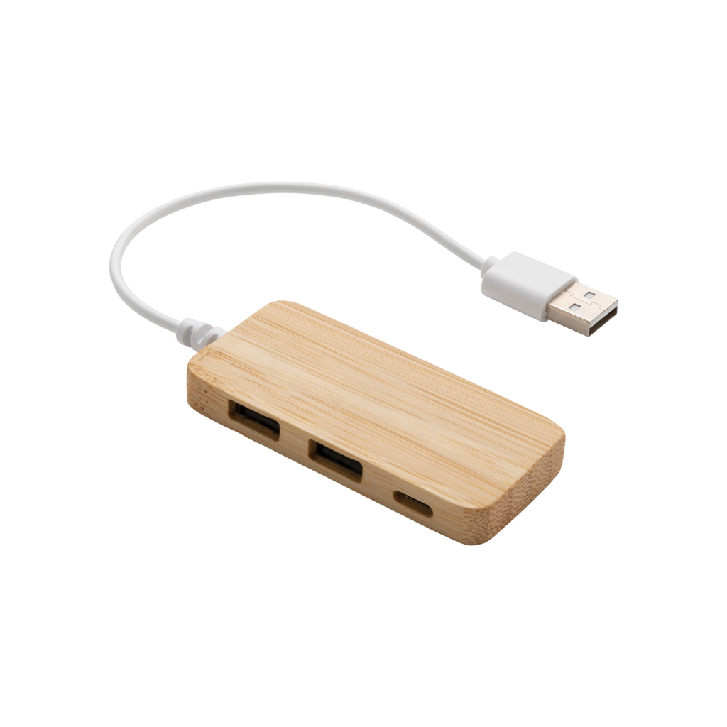 Bamboo hub with Type-C