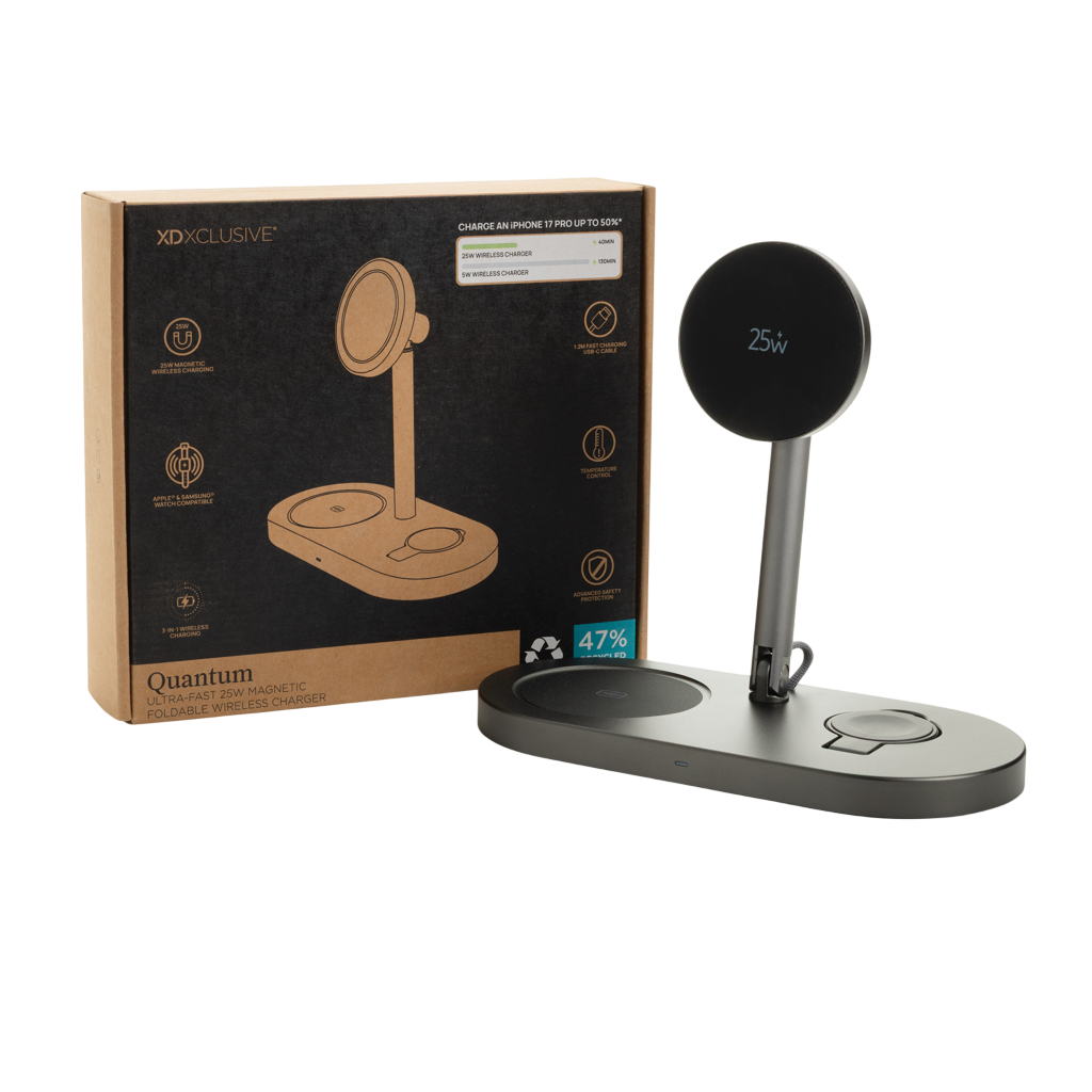 Quantum RCS ultra-fast 25W Magnetic desk wireless Charger