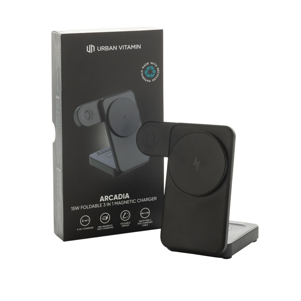 Urban Vitamin Arcadia RCS rplastic 15W 3in1 magnetic charger