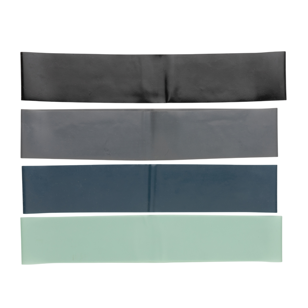 4pc elastic fitness bands in pouch