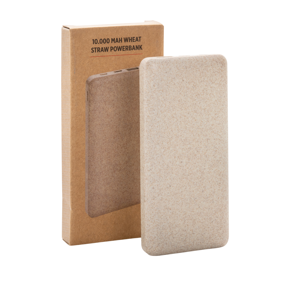 10.000 mah wheat straw powerbank