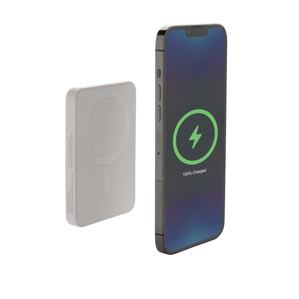 Magnetix RCS recycled plastic 5000 mah magnetic powerbank