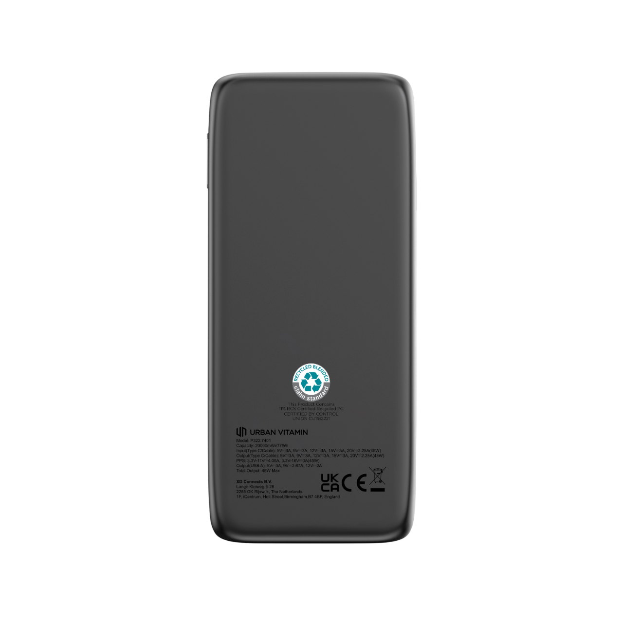 Urban Vitamin San Mateo 45W 20.000 mAh Powerbank