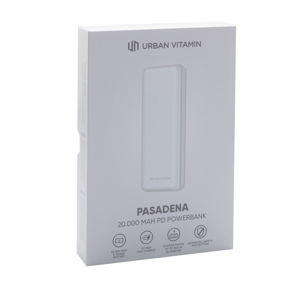 Urban Vitamin Pasadena 20.000 mAh 18W PD powerbank