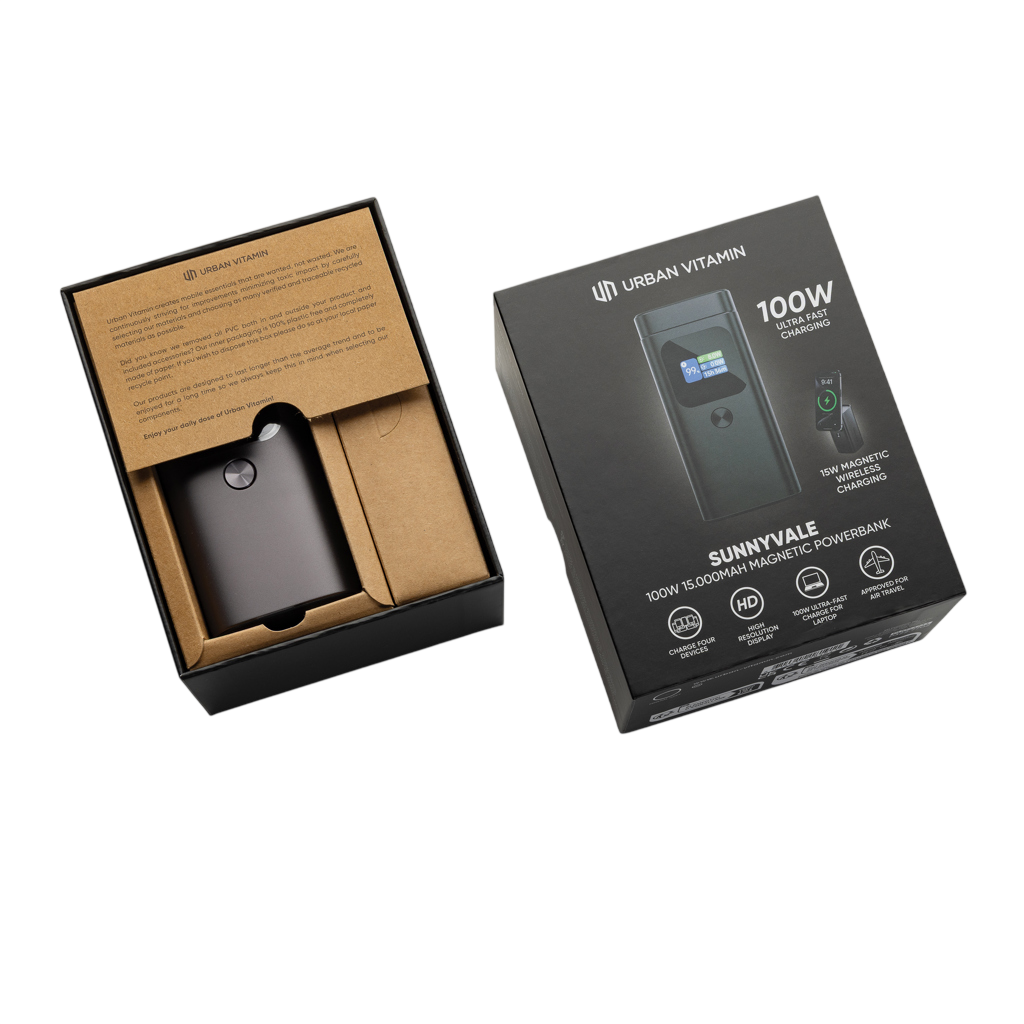 Urban Vitamin Sunnyvale 100W 15.000mAh magnetic powerbank