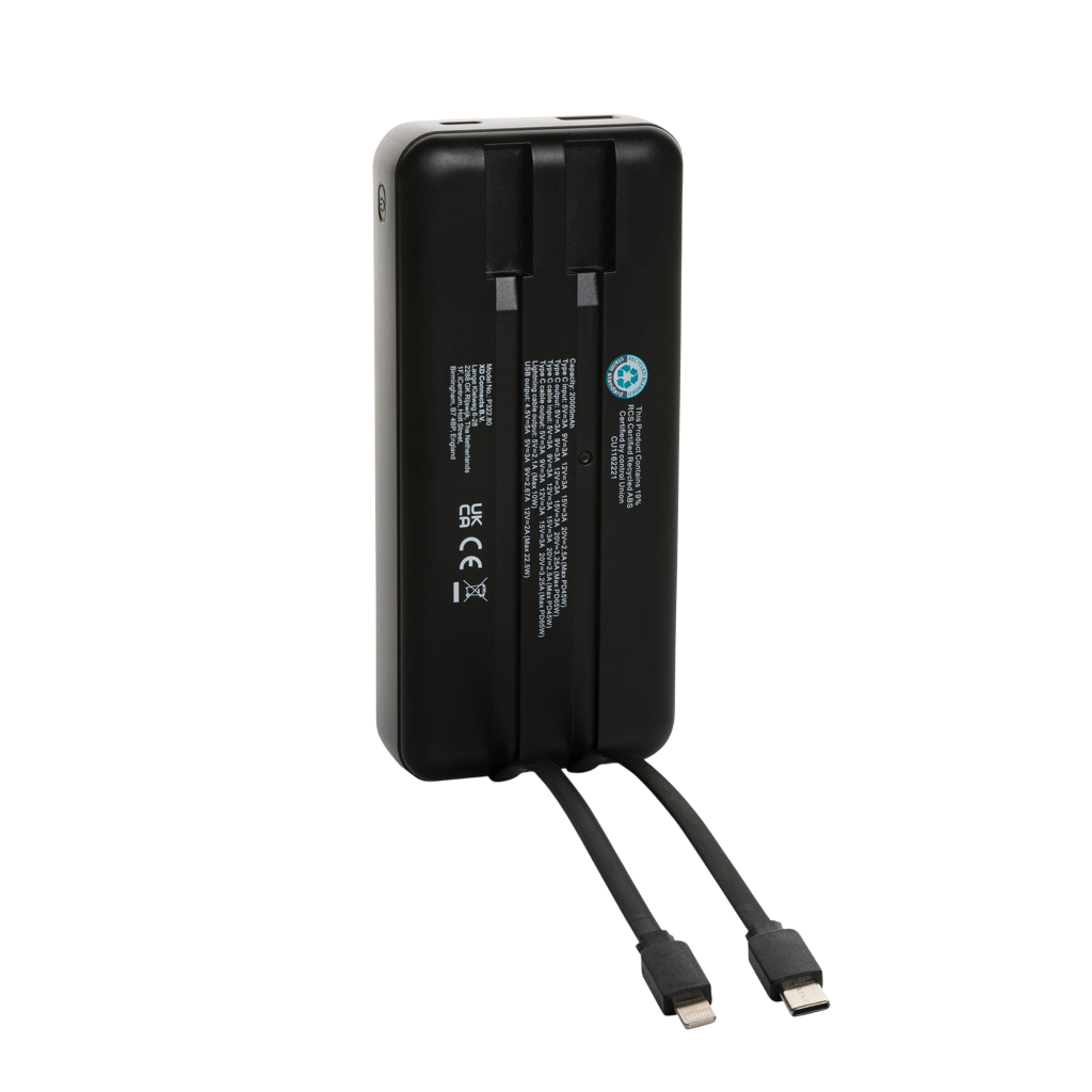 Gridley RCS rplastic 20000 65W laptop powerbank