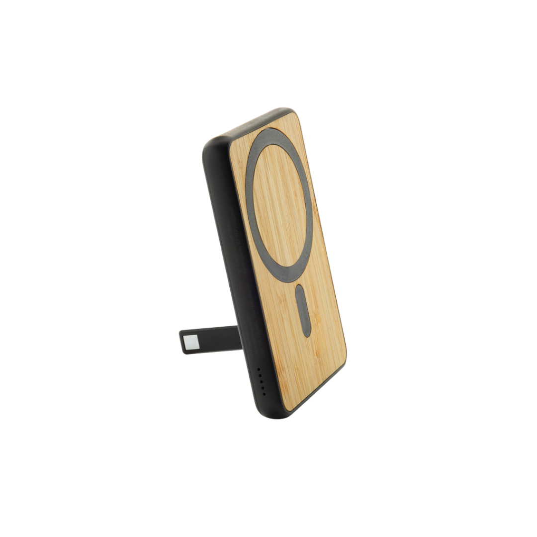 Zen RCS rplastic 5000 mah 5W magnetic bamboo powerbank