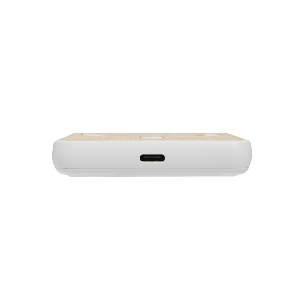Zen RCS rplastic 5000 mah 5W magnetic bamboo powerbank