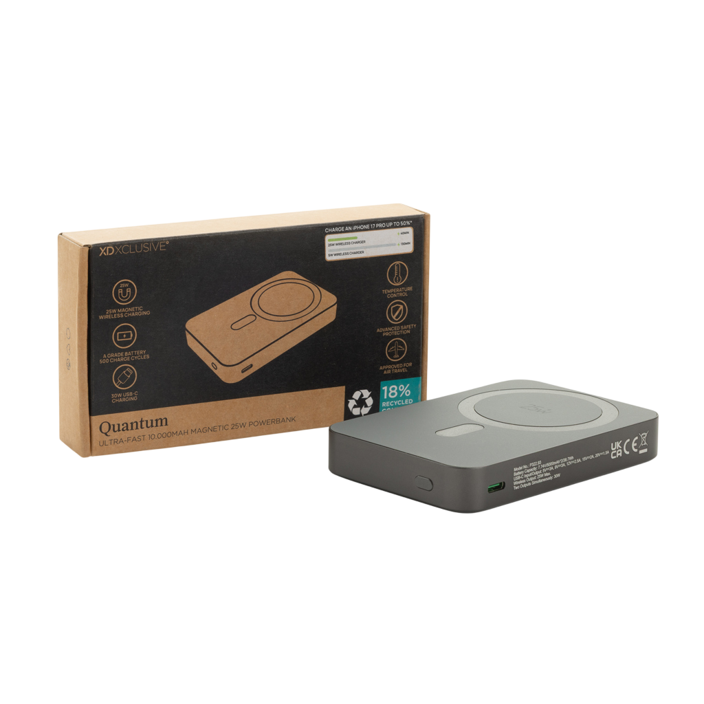 Quantum RCS ultra-fast 10.000mAh magnetic 25W powerbank