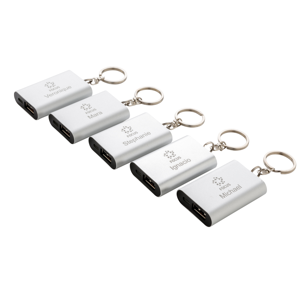 1.000 mAh keychain powerbank