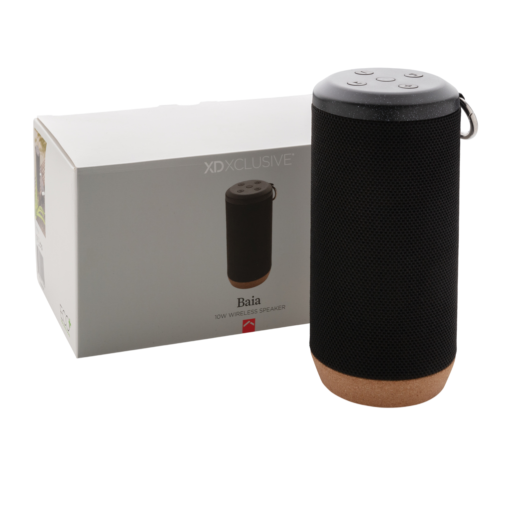 Baia 10W wireless speaker, cork