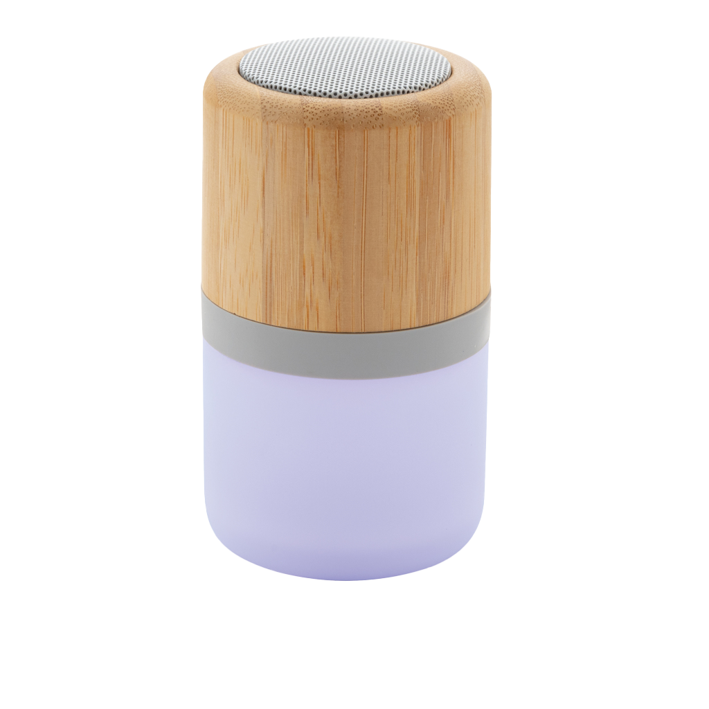 Bamboo colour changing 3W speaker light