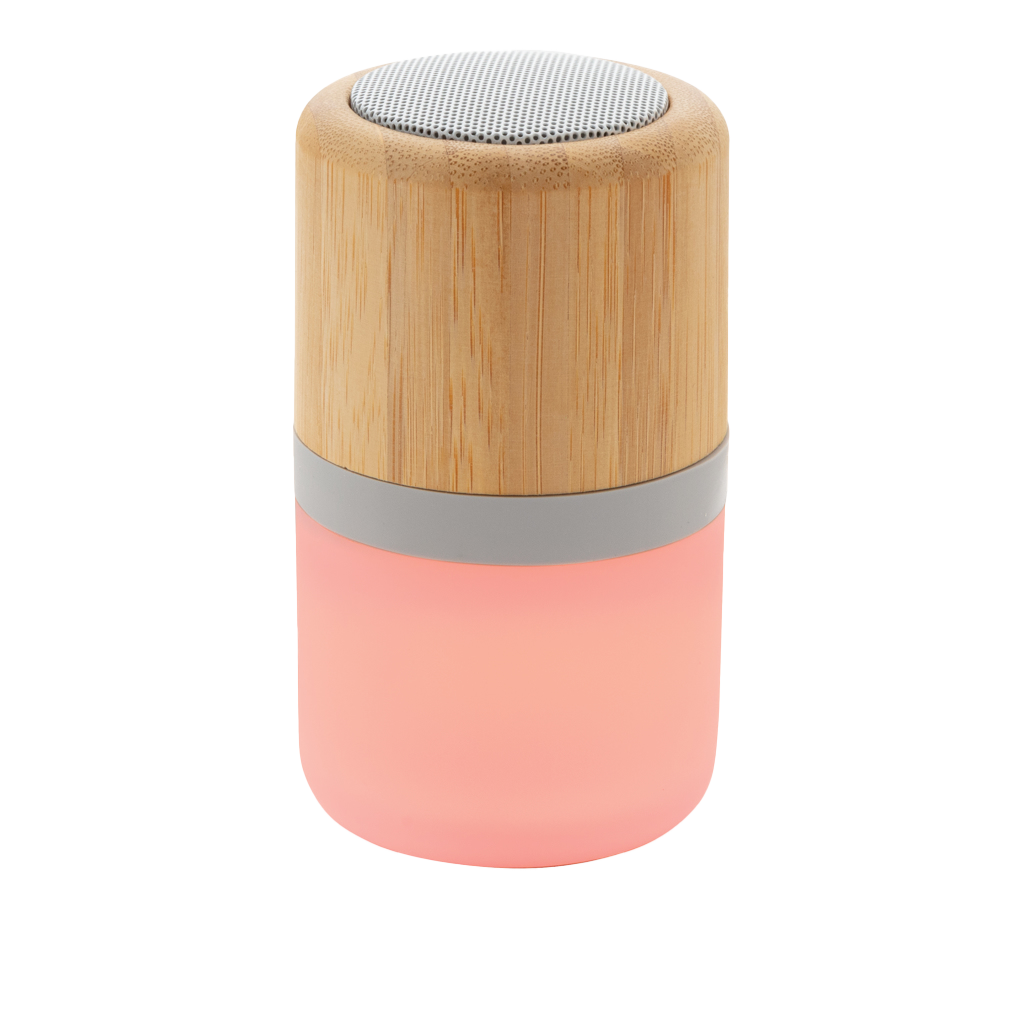 Bamboo colour changing 3W speaker light