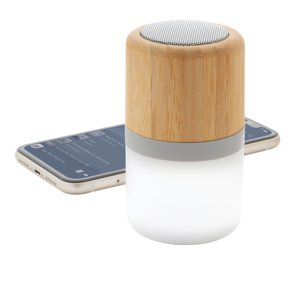 Bamboo colour changing 3W speaker light