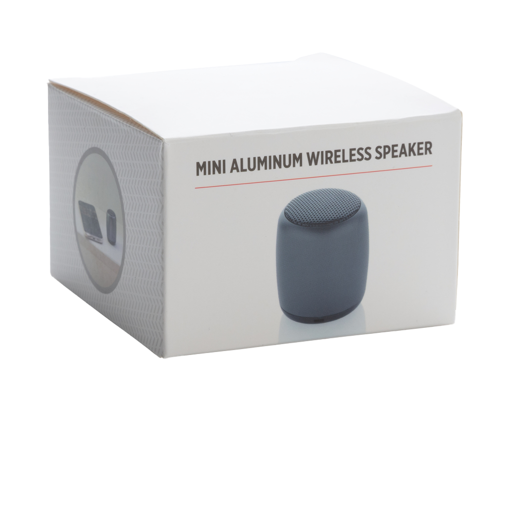 Mini aluminium wireless speaker