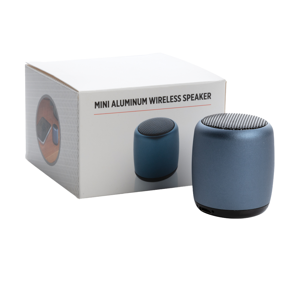 Mini aluminium wireless speaker