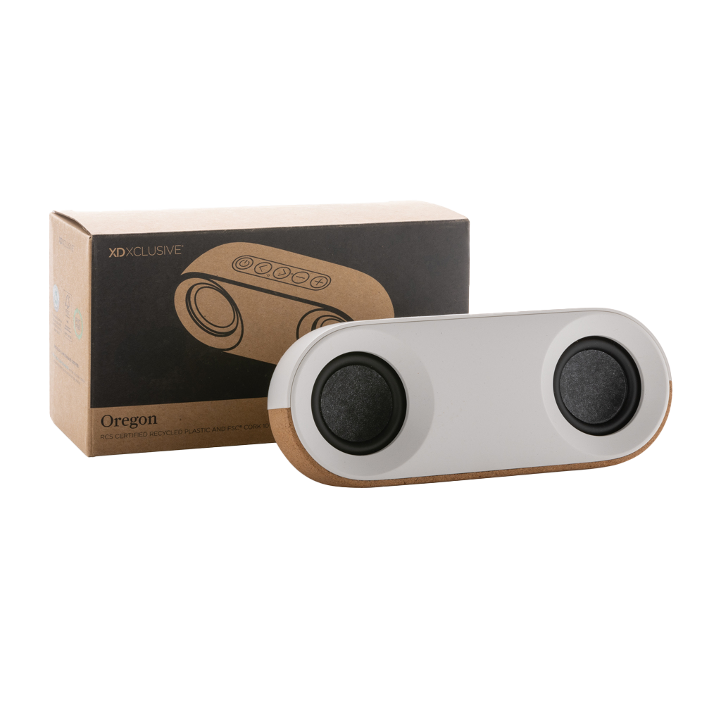 Oregon RCS recycled plastic and cork 10W speaker