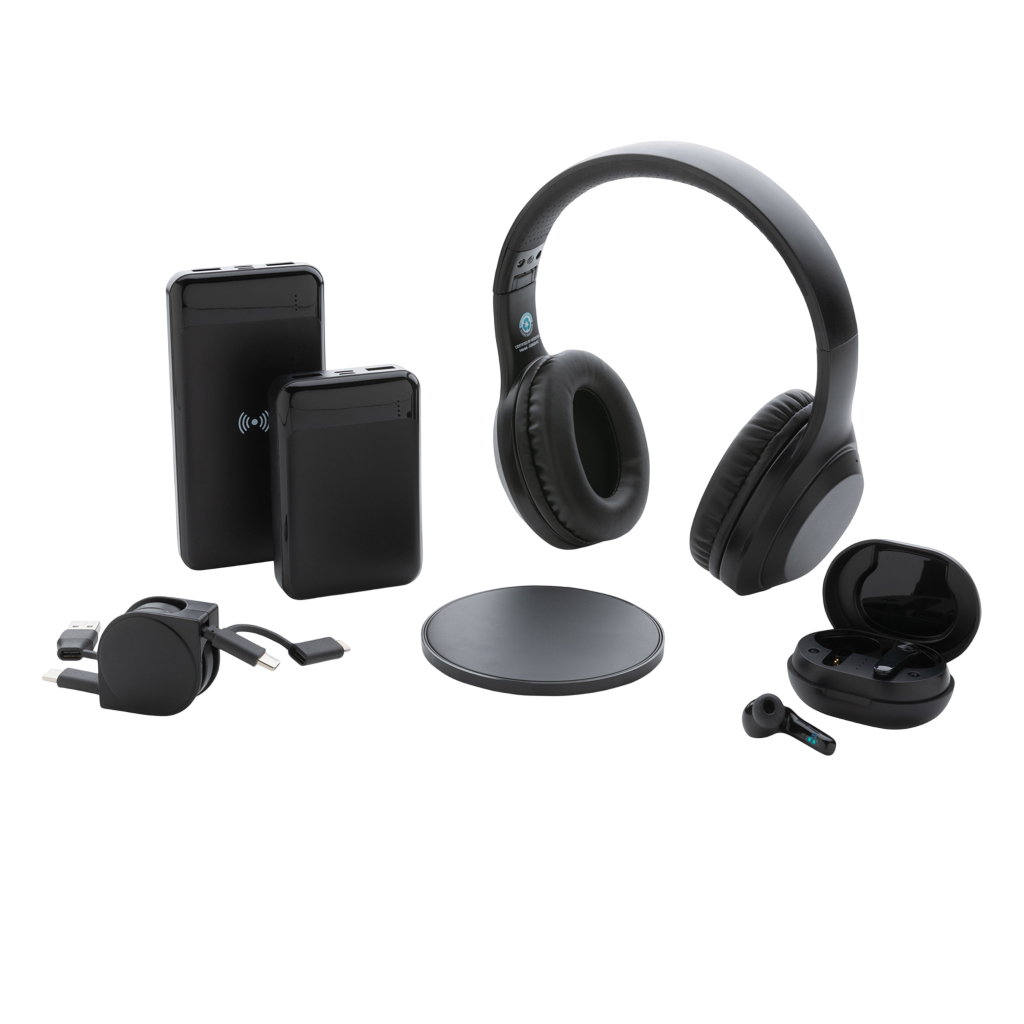 RCS standard recycled plastic headphone