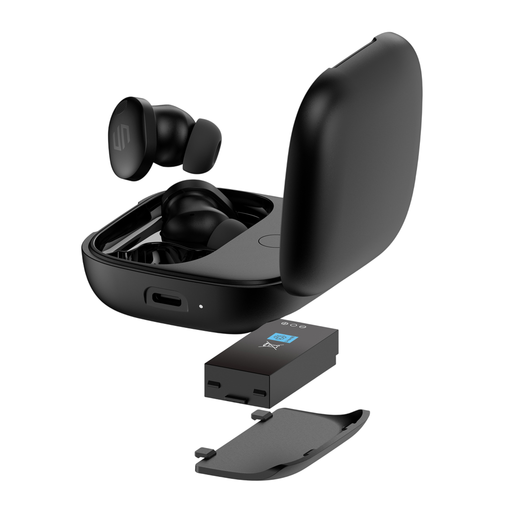 Lakewood RCS recycled and repairable wireless earbuds