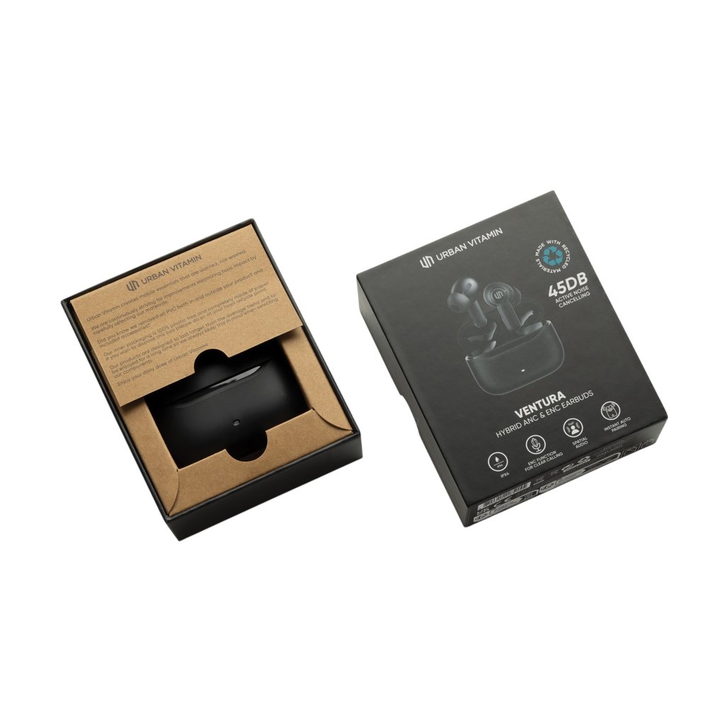 Urban Vitamin Ventura RCS Hybrid ANC & ENC earbuds