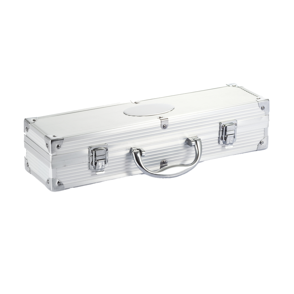 3 pcs barbecue set in aluminium box