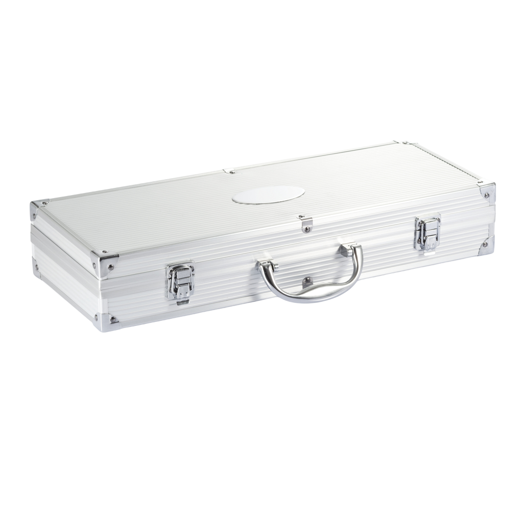 12 pcs barbecue set in aluminium box